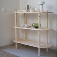 Askel avohylly 100x35x86 cm puuvalmis